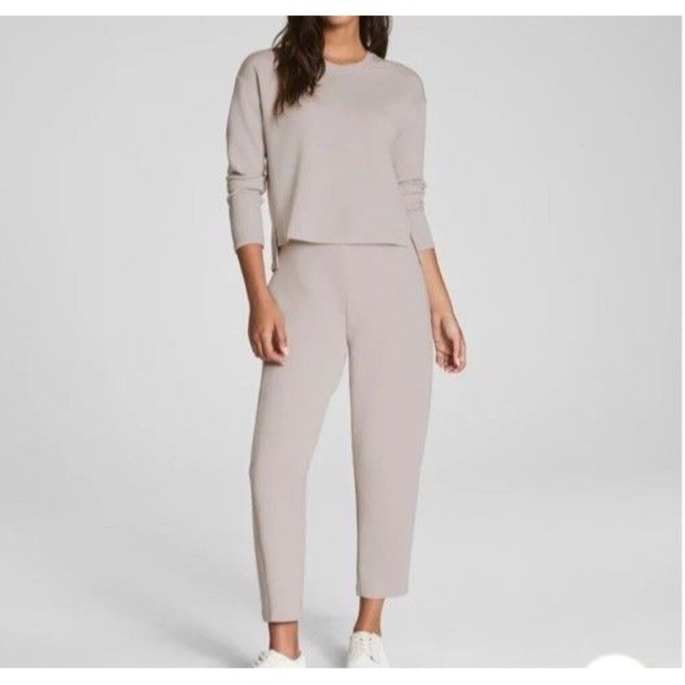 NWT Spanx AirEssentials Barrel Leg Pants Womens 3XL Petite French Gray  Pull On